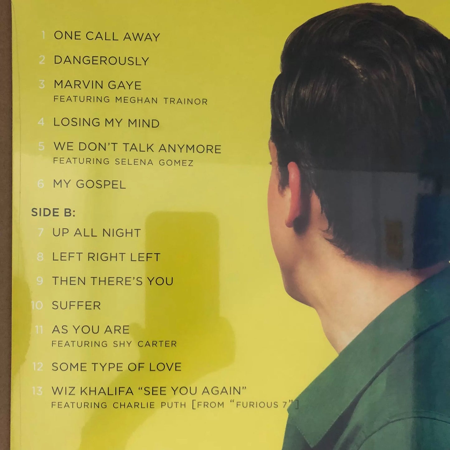 Charlie Puth – Nine Track Mind – Vinyl (LP) — photo 5