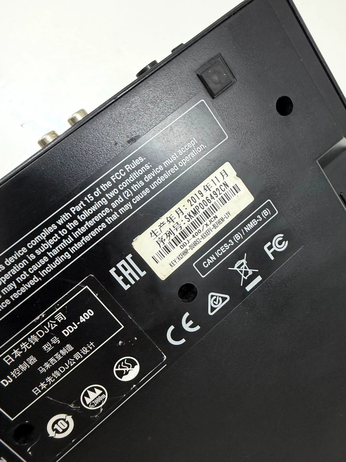 Pioneer DJ DDJ-400 – Used DJ Controller – actual item photograph 5