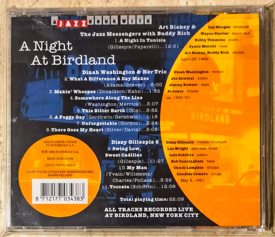 Various – A Night at Birdland – Belgian CD
