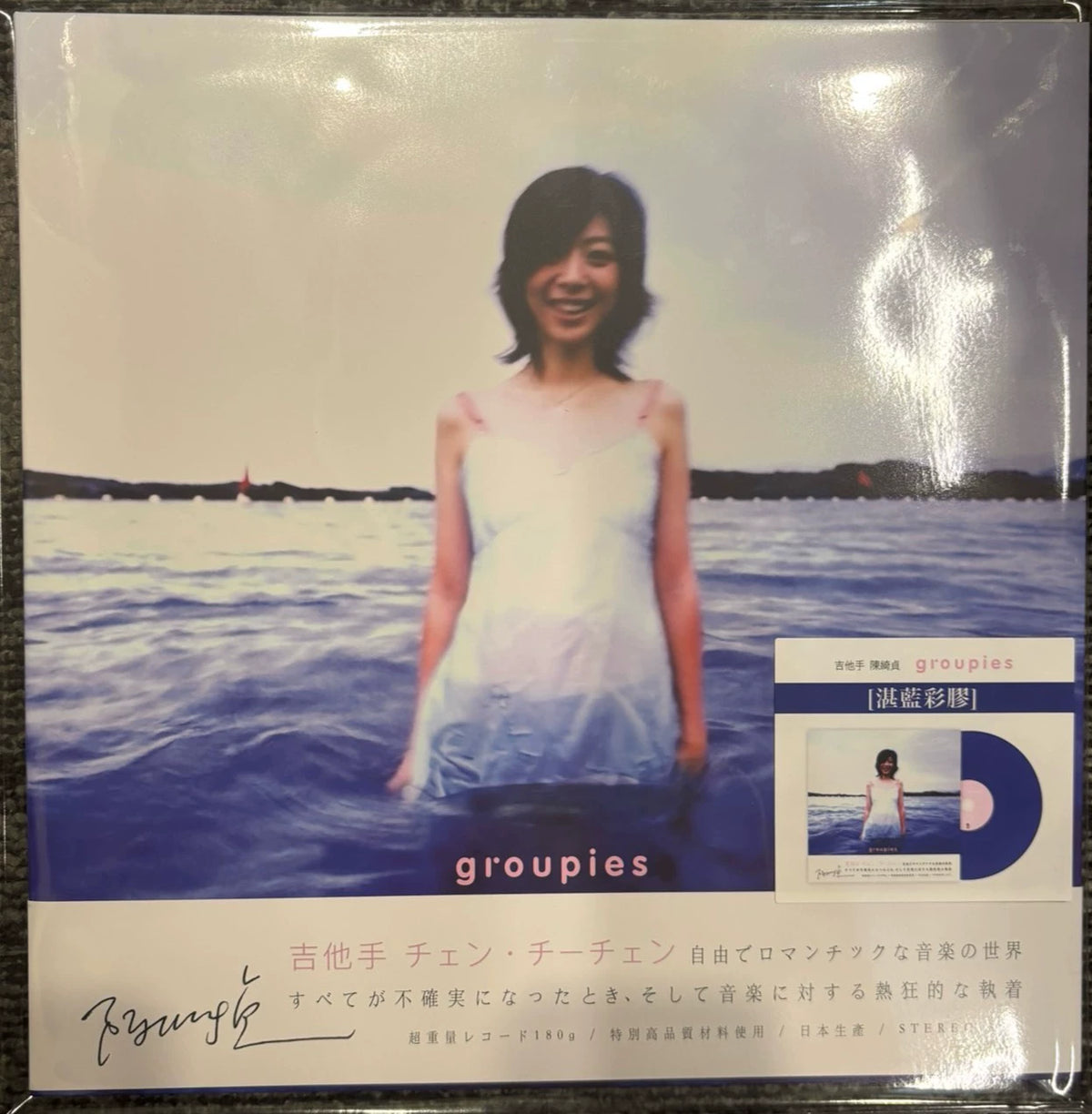 Cheer Chen – Groupies – Numbered 180g Blue Vinyl LP – offered copy 1