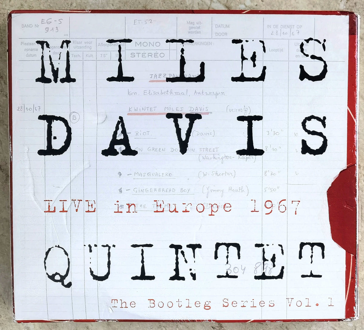 Miles Davis Quintet – Live in Europe 1967: The Bootleg Series Vol. 1 – 3CD + DVD