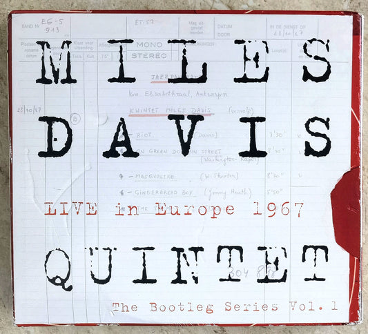 Miles Davis Quintet – Live in Europe 1967: The Bootleg Series Vol. 1 – 3CD + DVD
