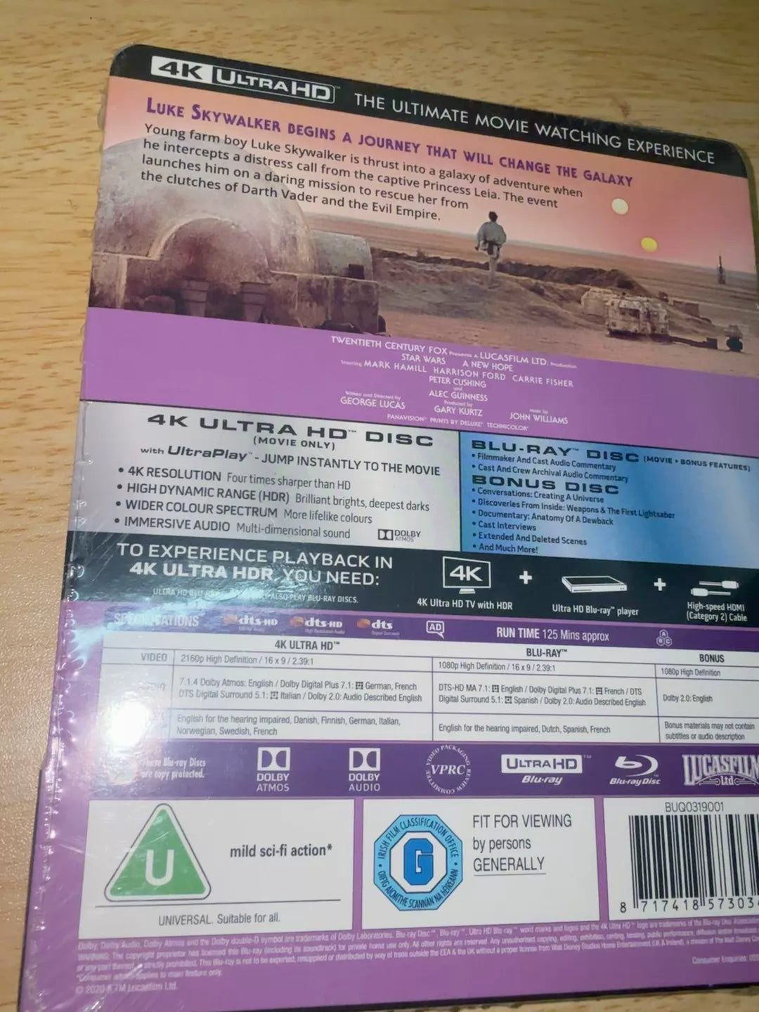 Star Wars: A New Hope – 4K UHD, Blu-ray & Bonus Disc Steelbook – photo 3