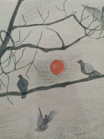 Tomizo Yamazaki – Twilight – Signed Framed Print – detail 6