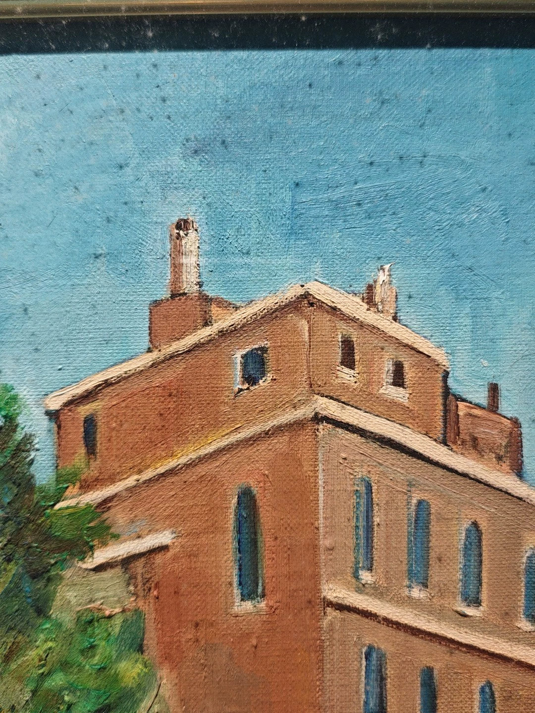 K. Shirasaki – Venice Canal, Oil Painting, 1979