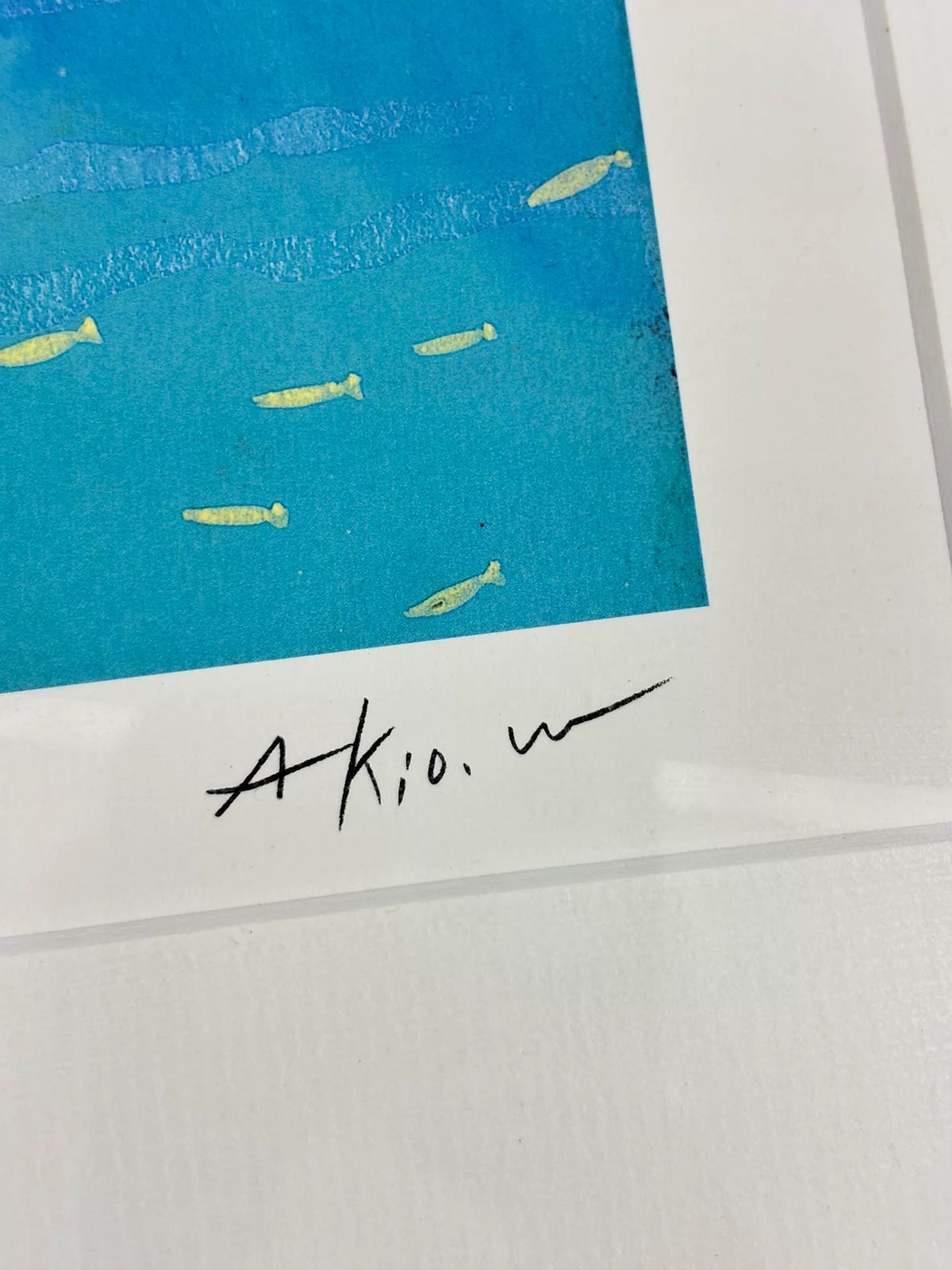 Akio Watanabe – Cats and Reflections – Framed Print 479/800 – detail 4