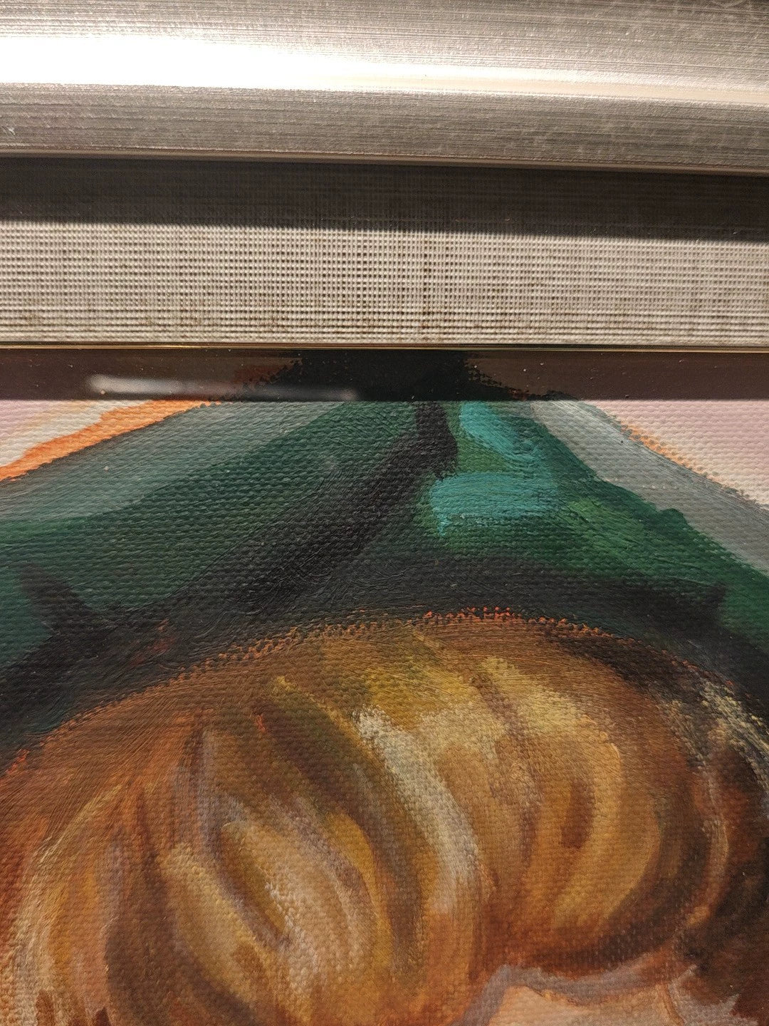 Issey – Doll Portrait, Framed Oil Painting, 1991