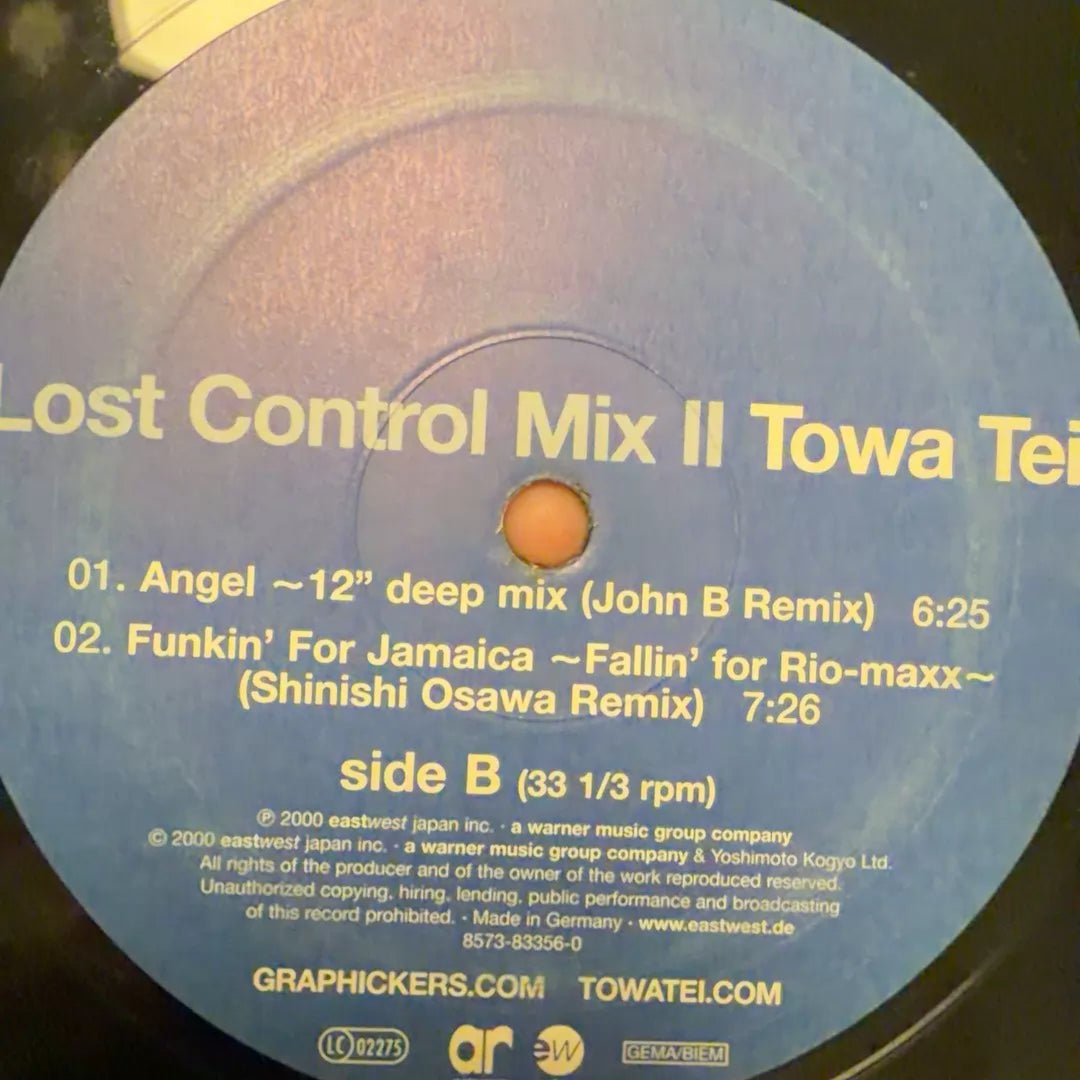 Towa Tei – Lost Control Mix II – Japanese 12-inch Vinyl