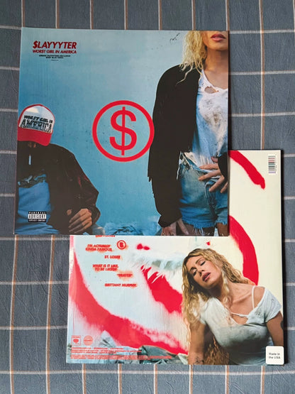 Slayyyter – WOR$T GIRL IN AMERICA – UO Baby Blue Vinyl LP