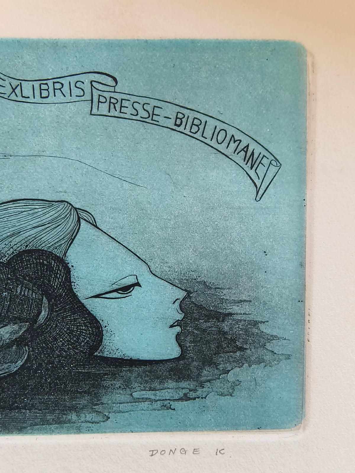 Kobayashi Donge – Copperplate Bookplate Print — product detail 3