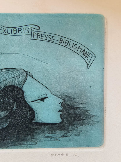 Kobayashi Donge – Copperplate Bookplate Print — product detail 3
