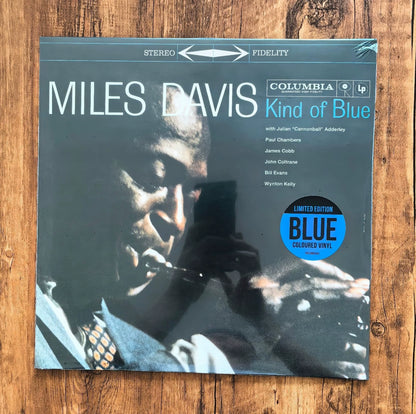Miles Davis – Kind of Blue – Blue Vinyl LP – actual item photograph 1