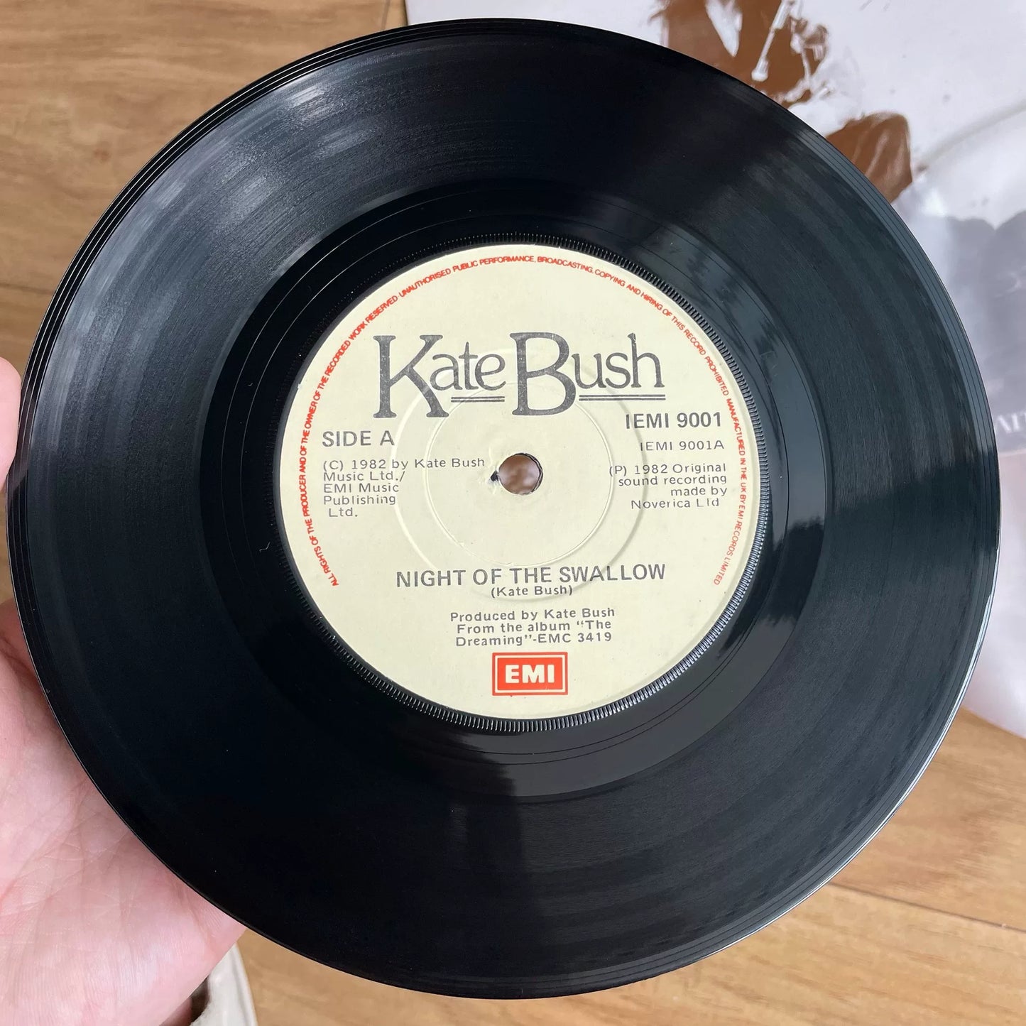 Kate Bush – Night of the Swallow 1983 Irish 7-Inch Vinyl