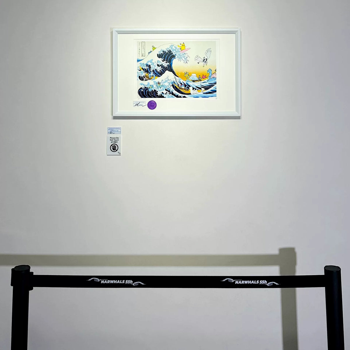 S5h – Great Wave × Pokémon – Signed Framed Print