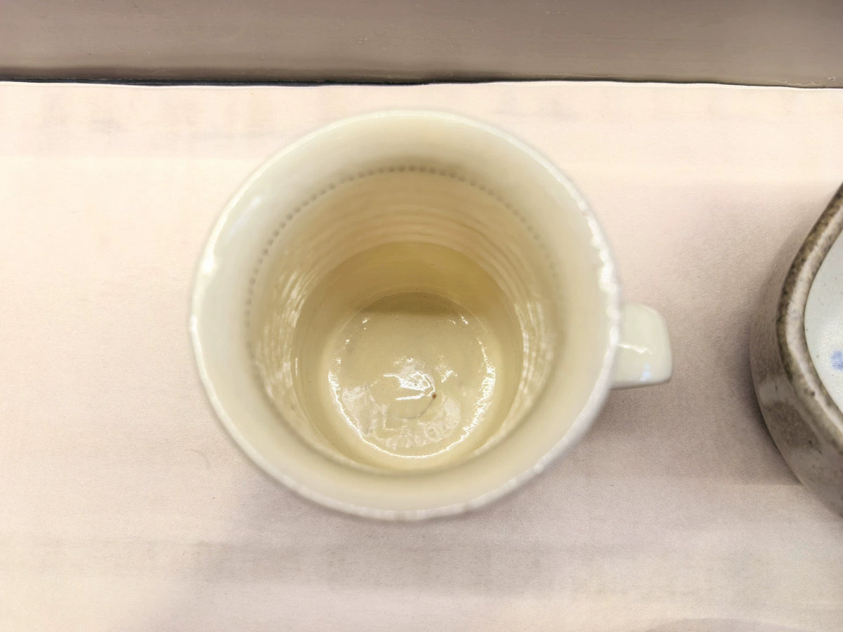 Japanese Studio Pottery Mug – Hand-Thrown Wabi-Sabi Stoneware — original seller image 4