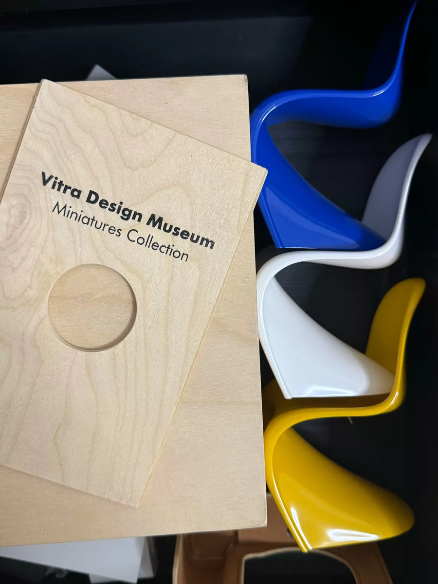 Vitra Mini Panton – Three-Colour Miniature Chair Set