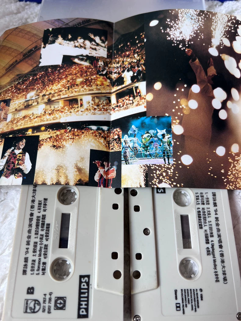 Alan Tam – 94 Pure Golden Hits Concert – Malaysia 2-Cassette Set