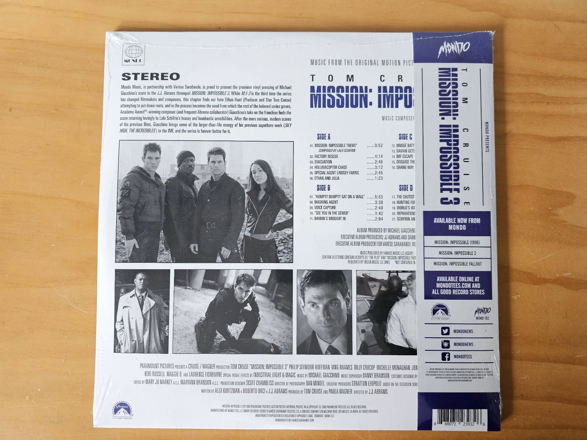 Michael Giacchino – Mission: Impossible III, Colored Vinyl (2LP) – photo 2