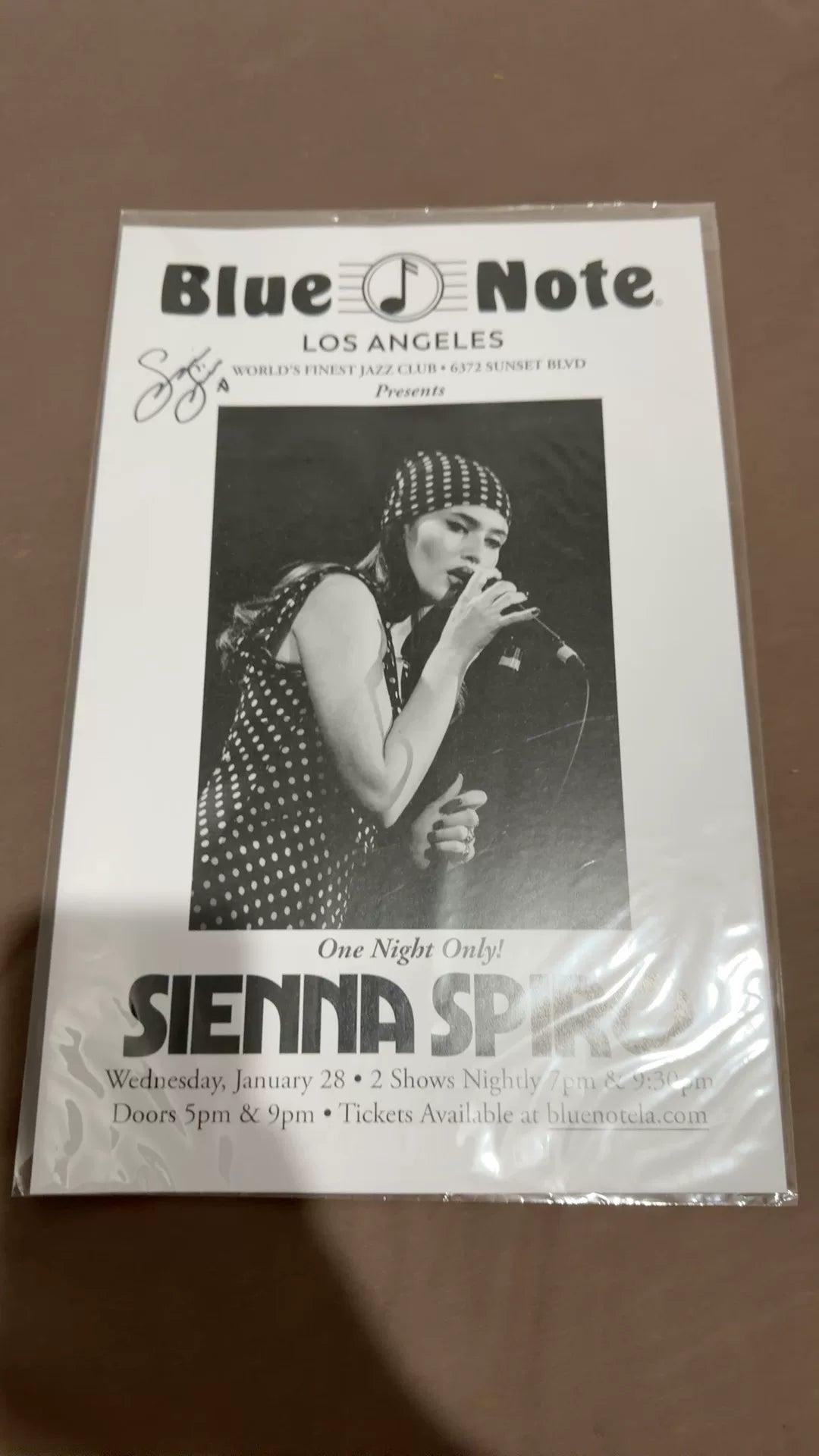 Sienna Spiro – Signed Poster