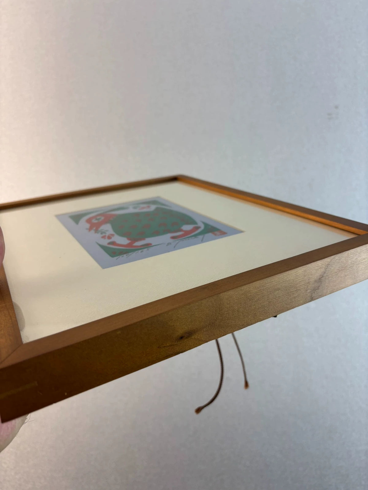 Abstract Bird – Numbered Framed Print, 1985 – actual item photograph 6