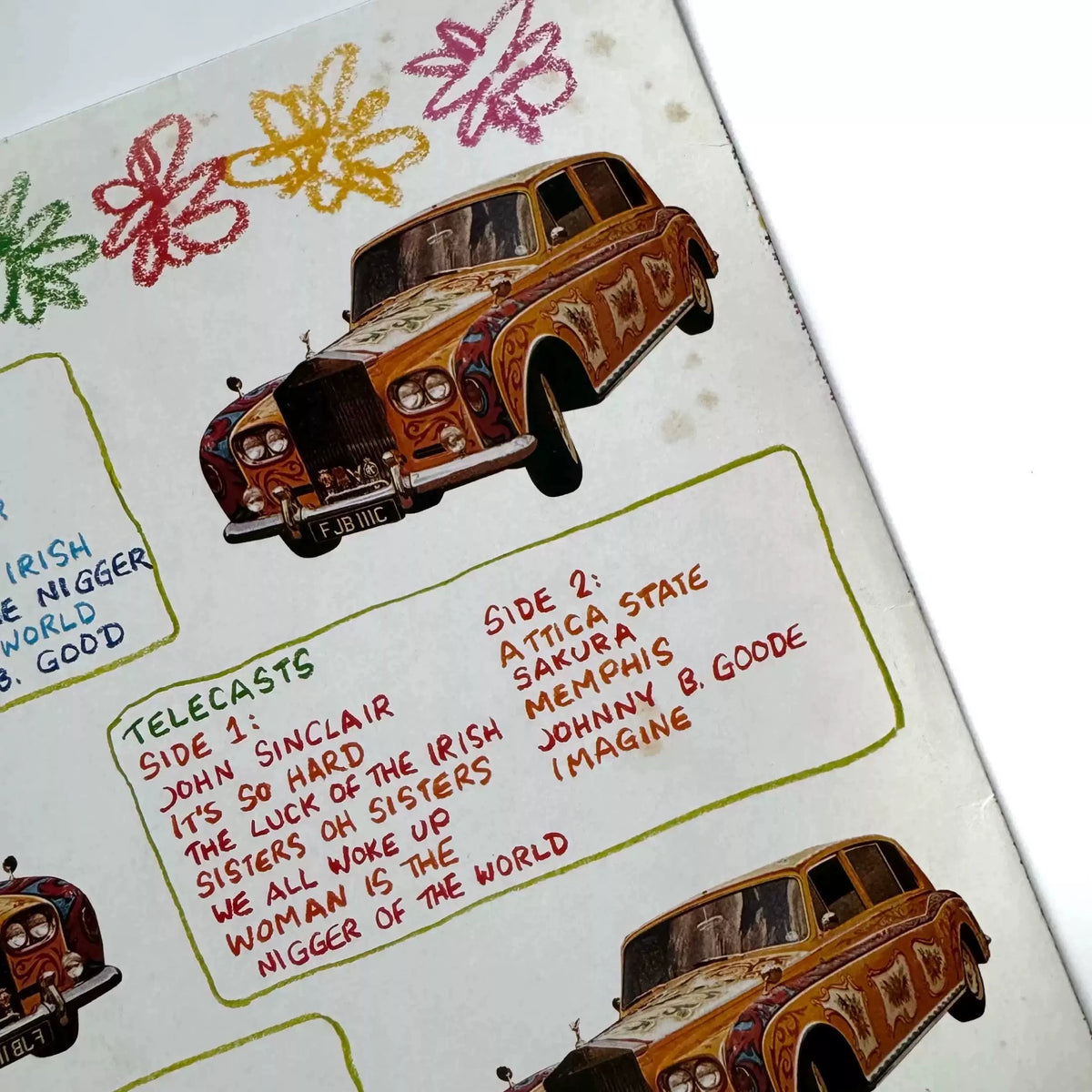 John Lennon – Flower 1980s Unofficial Vinyl 3LP Box Set — product detail 4