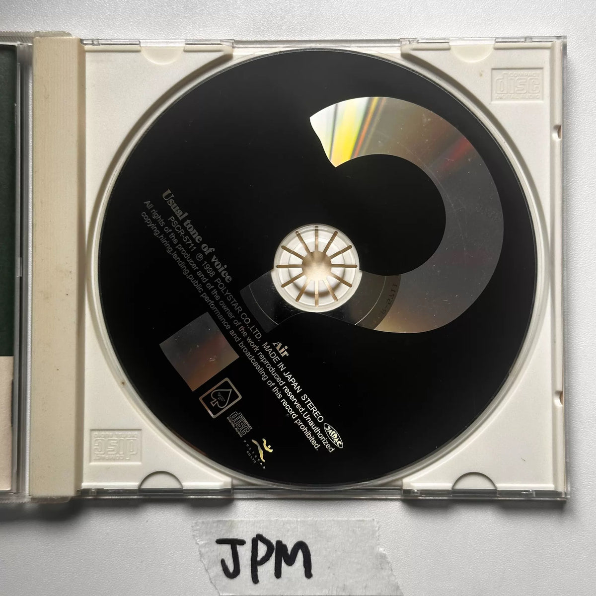 Air – Usual Tone of Voice – Japanese CD with OBI – actual item photograph 2