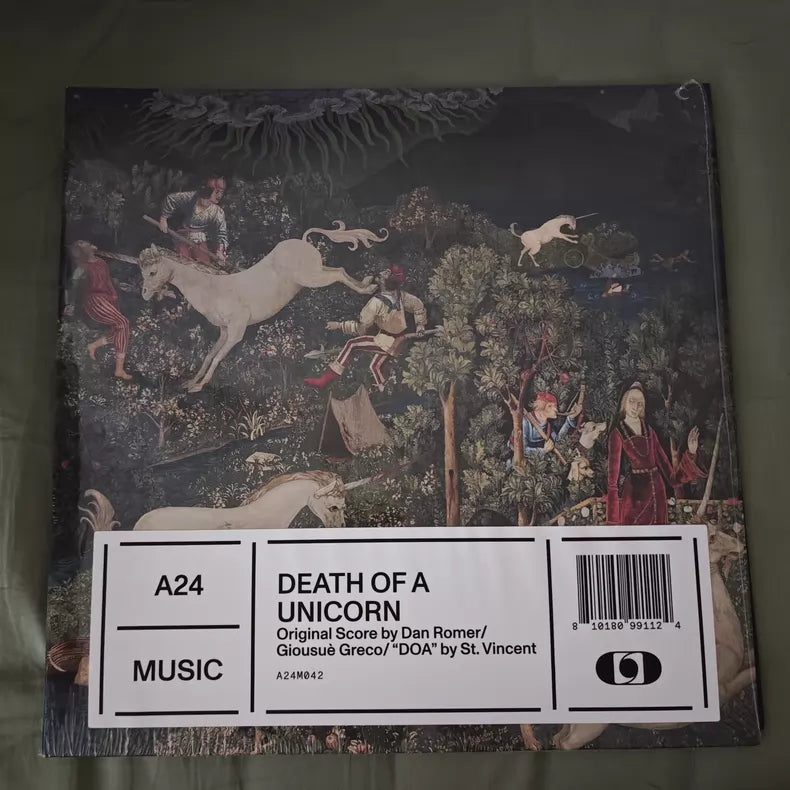 Death Of A Unicorn – A24 Soundtrack – Clear Purple Vinyl LP