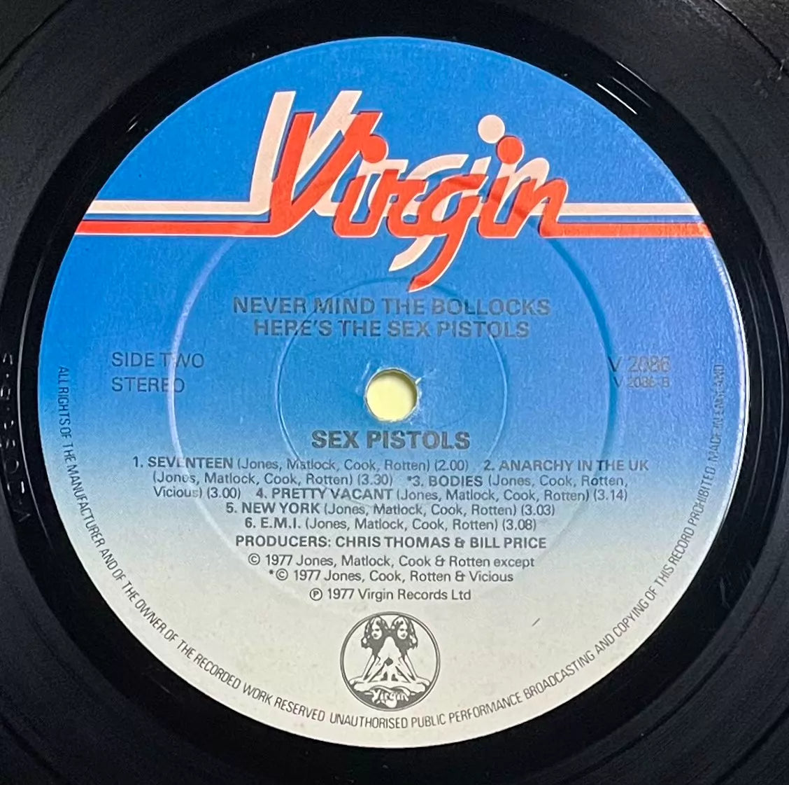Sex Pistols – Never Mind the Bollocks 1977 UK First-Press Limited Vinyl LP — product detail 4