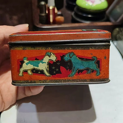 Republic-Era Shanghai Dazhong Bookstore Illustrated Tin Box — detail 4