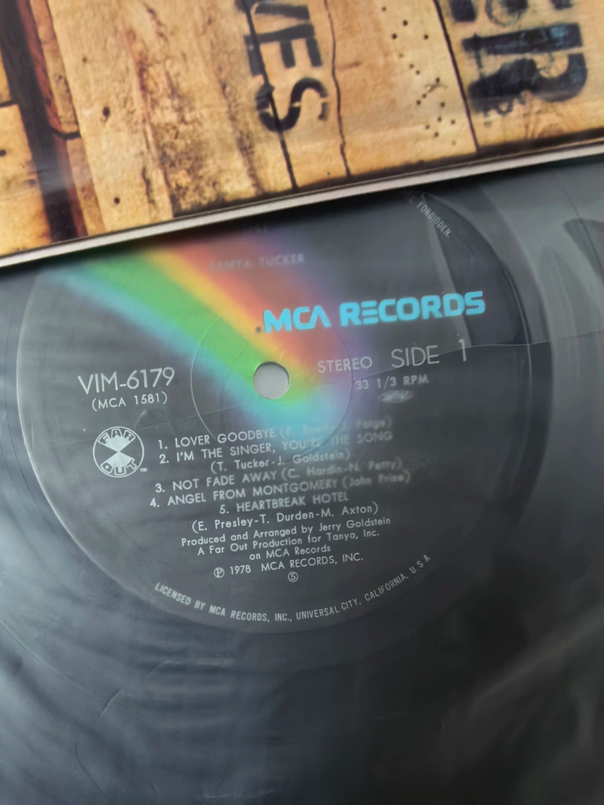 Tanya Tucker – TNT – Japanese LP with OBI – actual item photograph 3