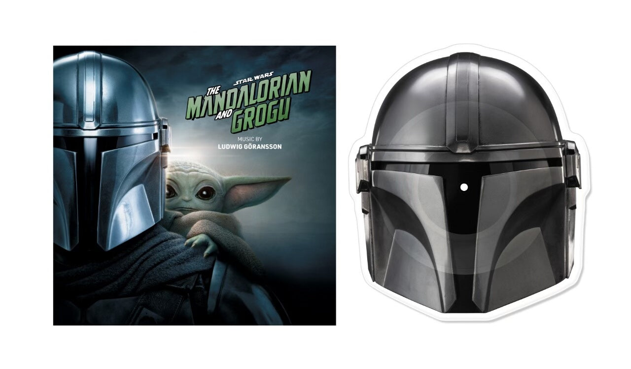 Star Wars: The Mandalorian and Goku 10-Inch Helmet-shaped Picture Disc