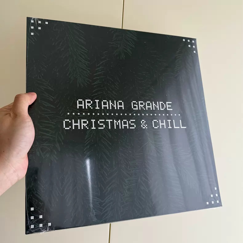 Ariana Grande – Christmas & Chill 10th Anniversary Etched Clear Vinyl LP