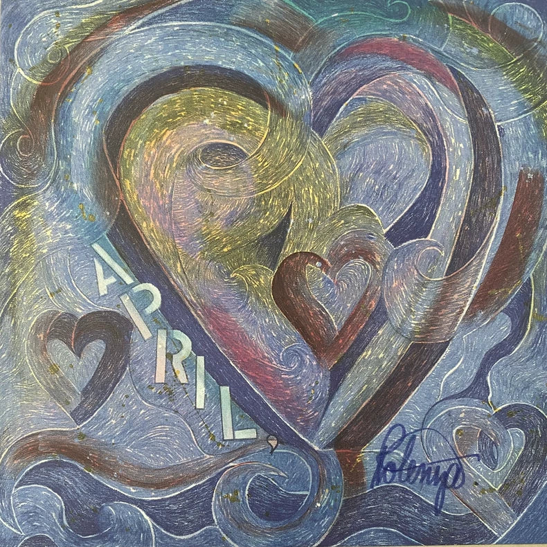 Polinya Signed Heart Art Print – Choice of Two