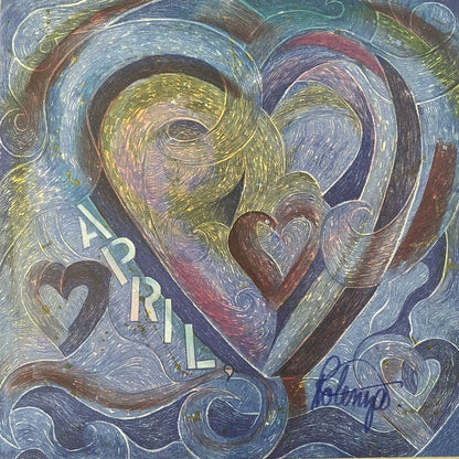 Polinya Signed Heart Art Print – Choice of Two