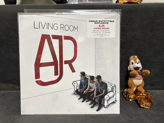 AJR – Living Room – UO Exclusive Red Splatter Vinyl LP — front view