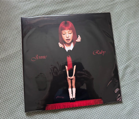 JENNIE – Ruby – Korean Opaque Red Vinyl LP, Sealed – front