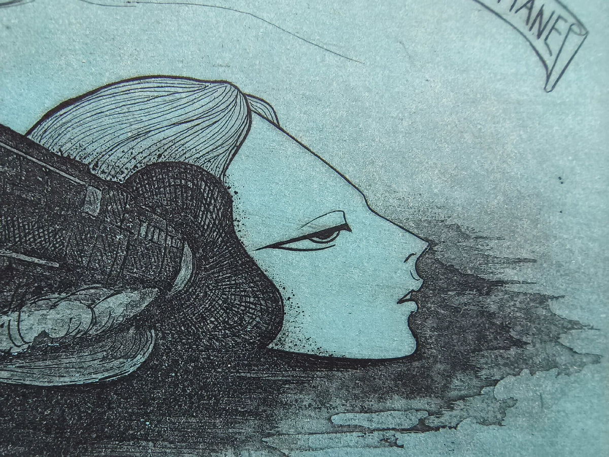 Kobayashi Donge – Copperplate Bookplate Print — product detail 5