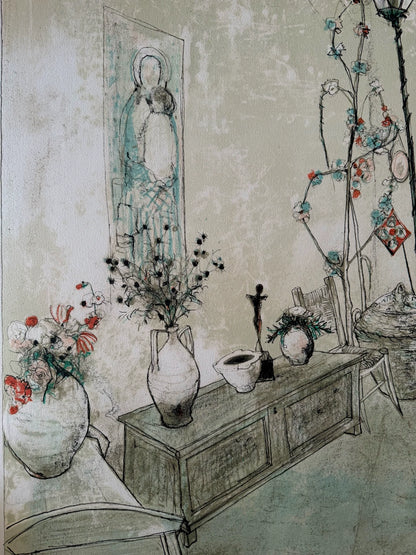 Jean Jansem – Signed Artist Proof Lithograph, Framed 91 × 71 cm — original seller image 6