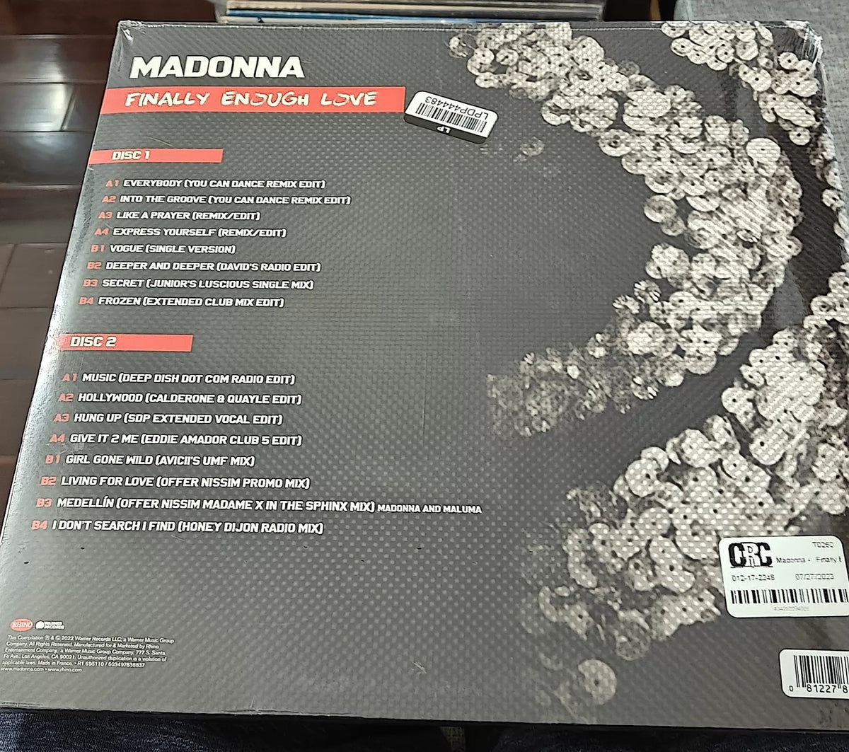 Madonna – Finally Enough Love, Clear Vinyl (2LP) – photo 2