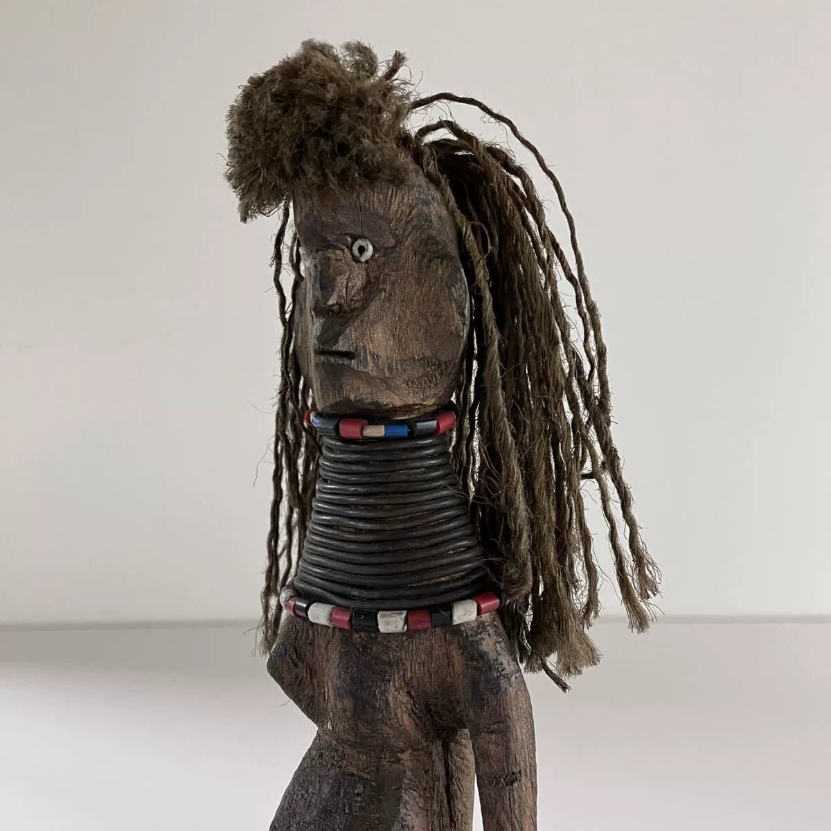 Vintage Kenya Turkana Hand-Carved Wooden Figure