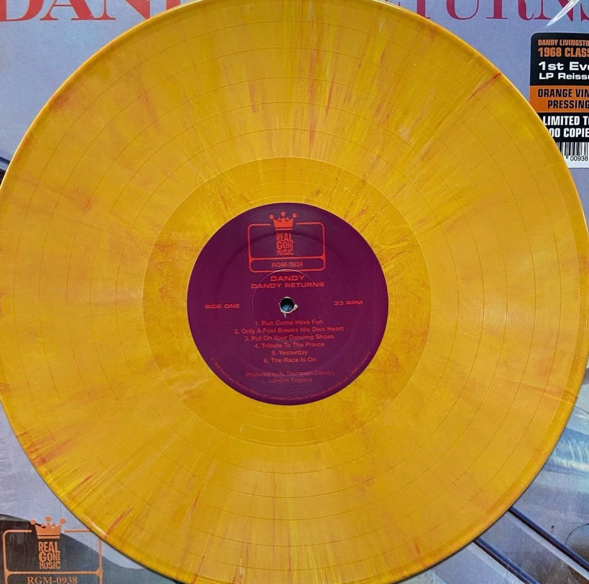 Dandy Livingstone – Dandy Returns, Orange Vinyl (LP) – source photo 4
