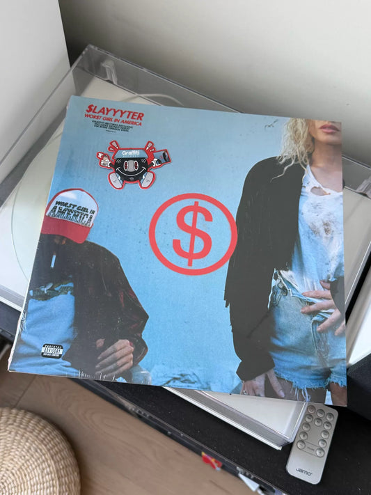 Slayyyter – WOR$T GIRL IN AMERICA – Signed Bone Vinyl LP