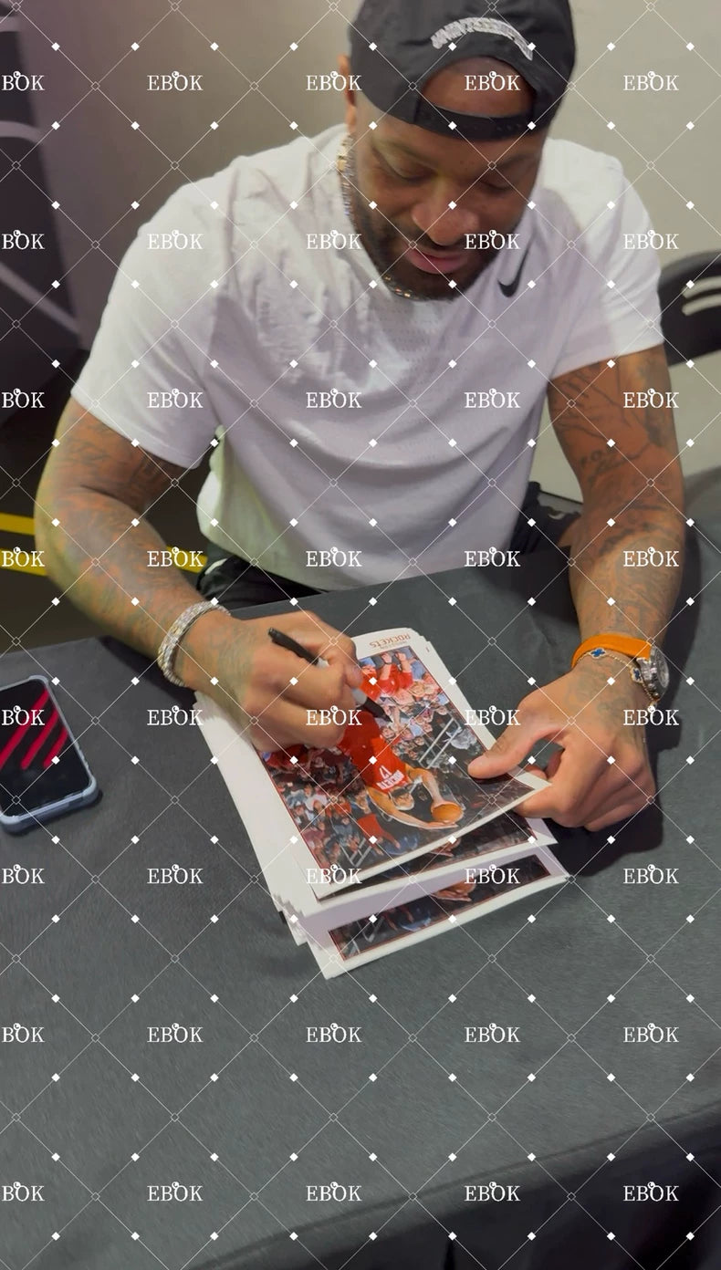P. J. Tucker – 2026 NBA China Games Signed Poster