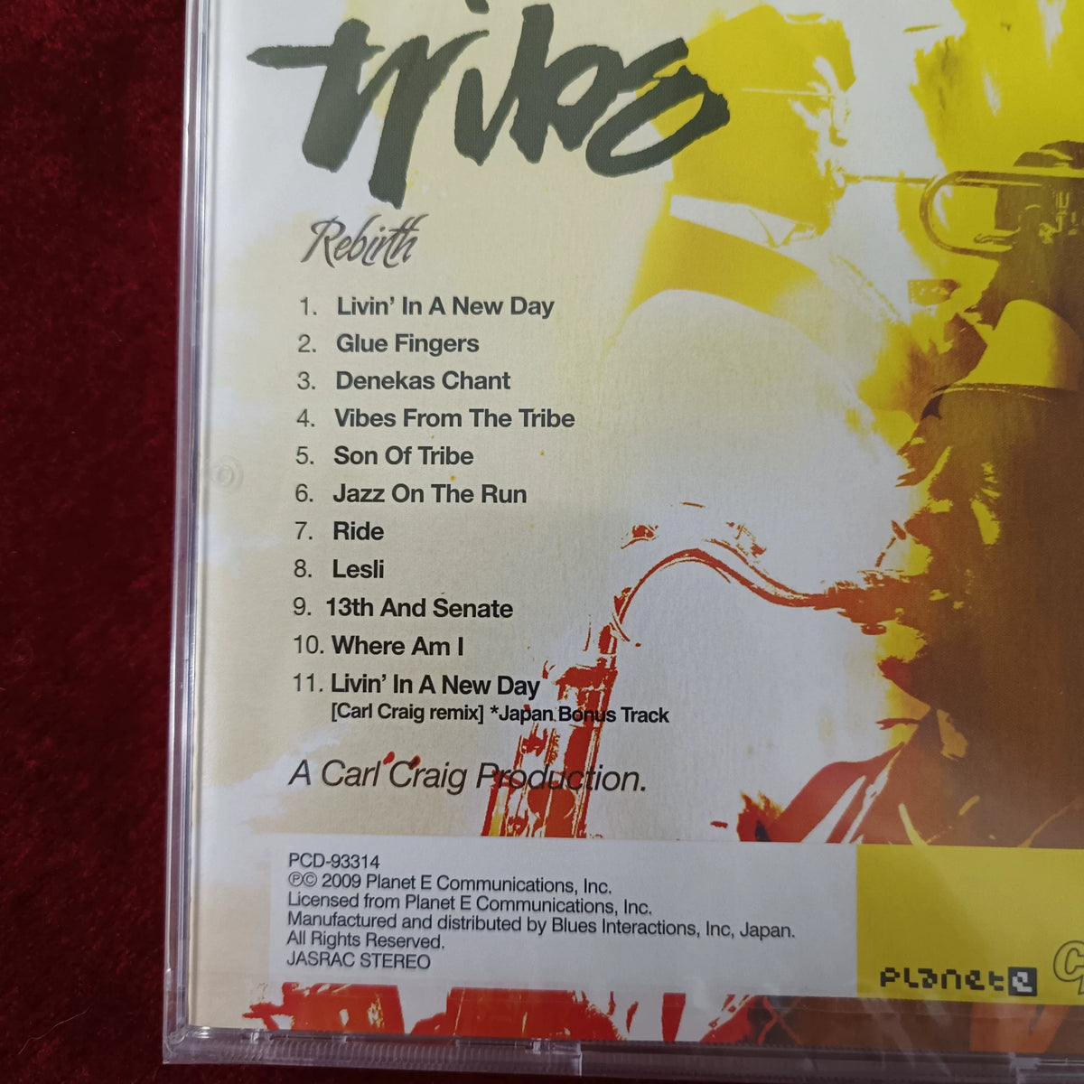 Tribe – Rebirth – Japanese CD with OBI – actual item photograph 4