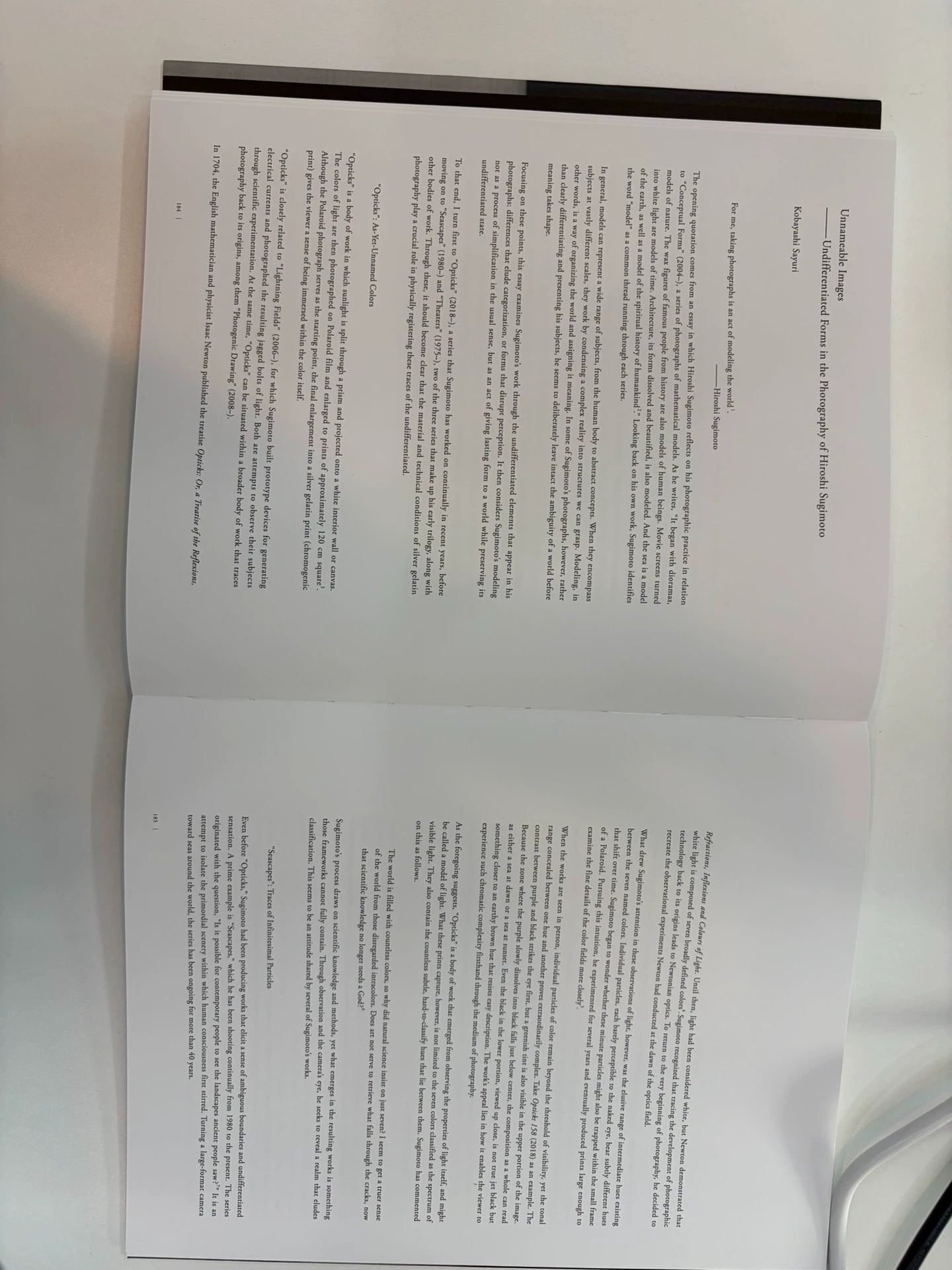 Hiroshi Sugimoto – Photography Book 2026 Japanese Edition