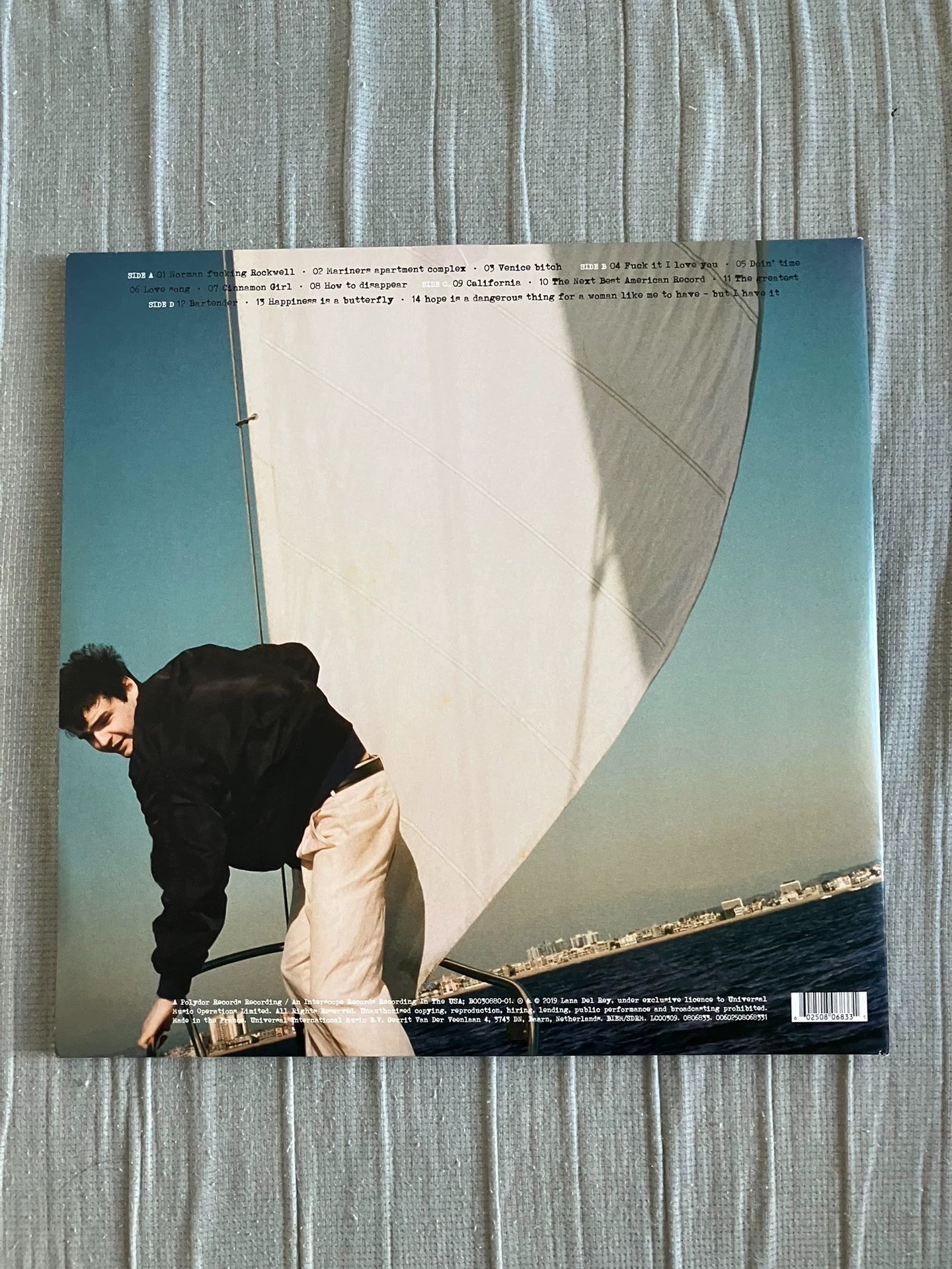 Lana Del Rey – Norman Fucking Rockwell! Blue Vinyl 2LP