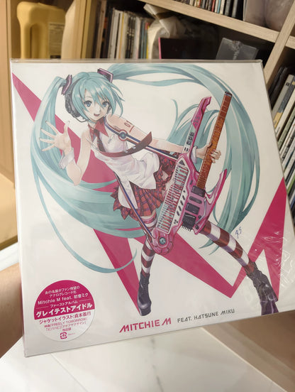Mitchie M feat. Hatsune Miku – The Greatest Idol – Japanese 2LP, Corner Crease – actual item photograph 1