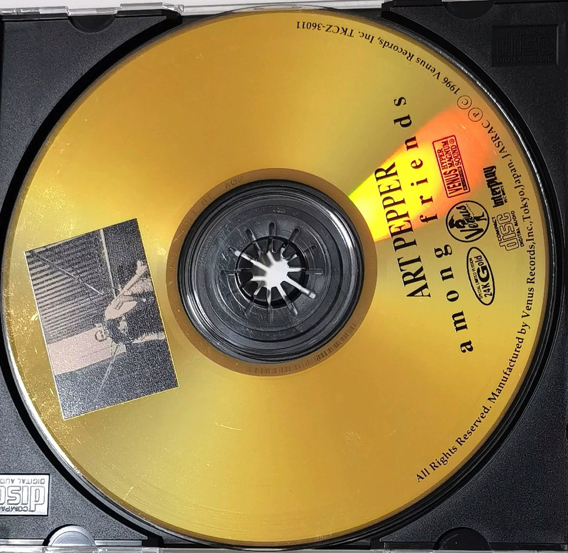 Art Pepper – Among Friends – Japanese 24K Gold CD (Playback Fault)