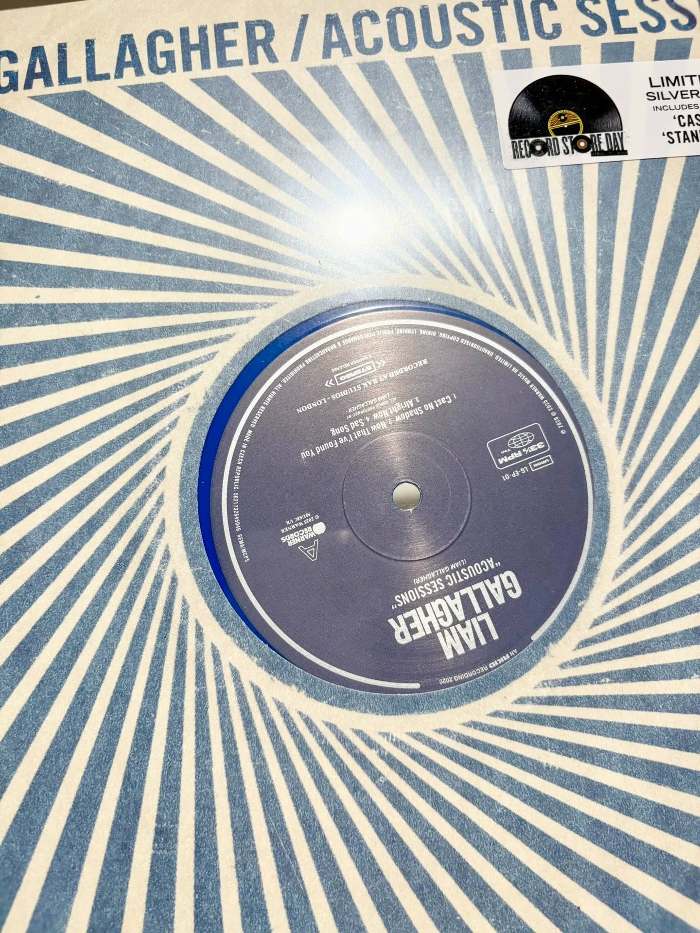 Liam Gallagher – Acoustic Sessions – RSD Silver & Blue Vinyl (LP)
