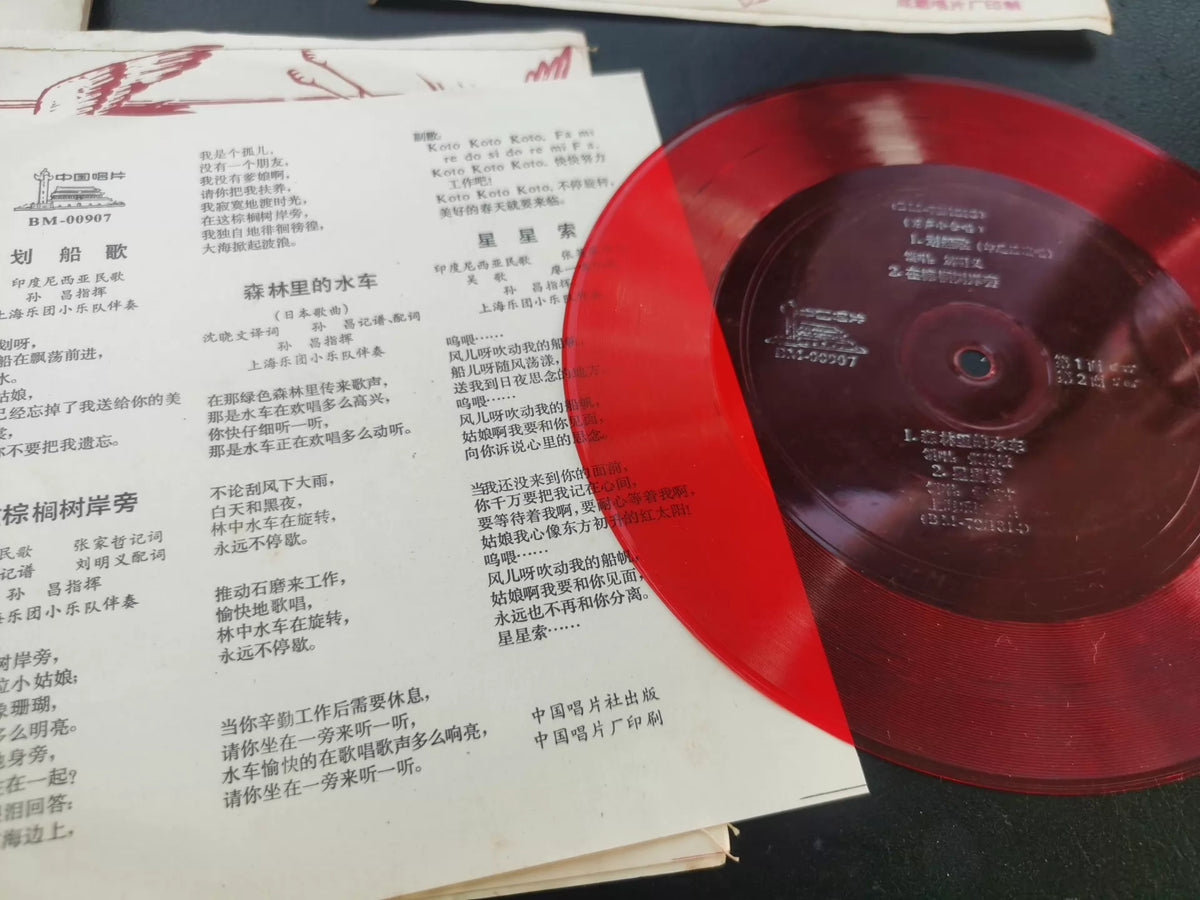 China Record – Ten Vintage Flexi Discs with Sleeves – photo 4